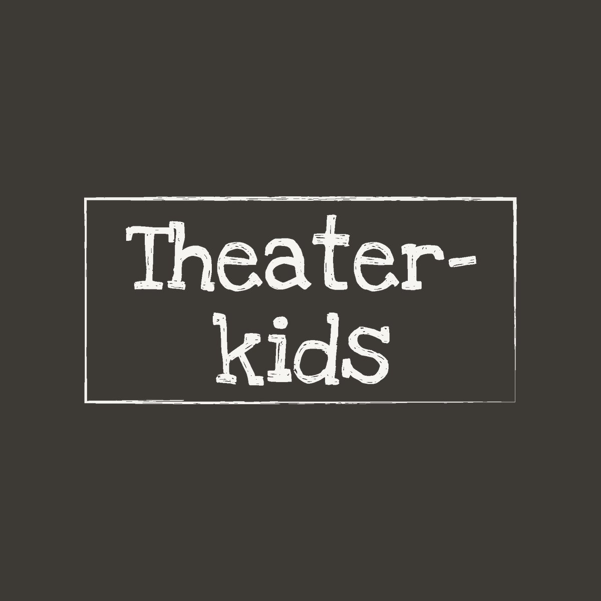 Logo der Theaterkids Rohr, quadratisch auf Anthrazit Logo der Theaterkids der Theatergruppe Rohr